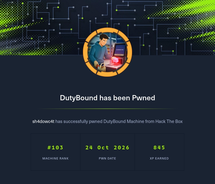 DutyBond Pwned